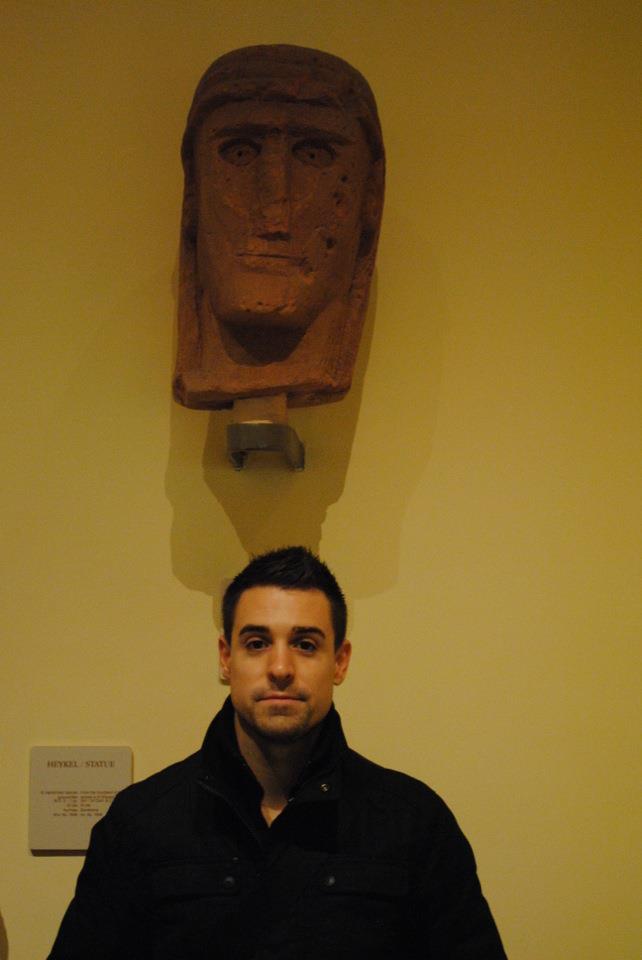 I thought this stone head looked JUST like Liam!