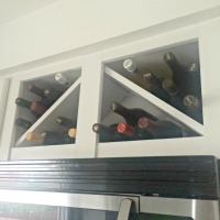 Kitchen Update: How We Turned an Ugly Awkward Space into a Wine Cabinet